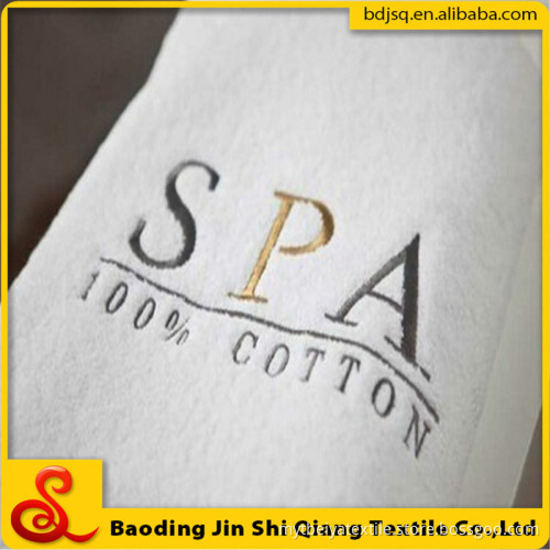 Hot Sale White Cotton Embroidery Hotel Towel